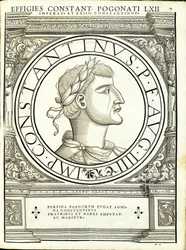 Constantinus Pogonatus, illustratie uit 